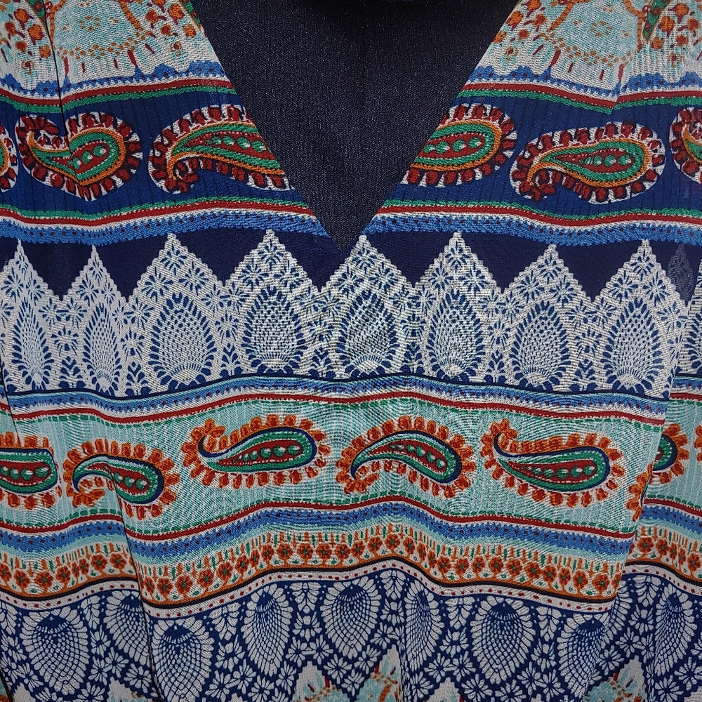 Enfocus Studio Multicolor Patterned Dress - Picture 4 of 9